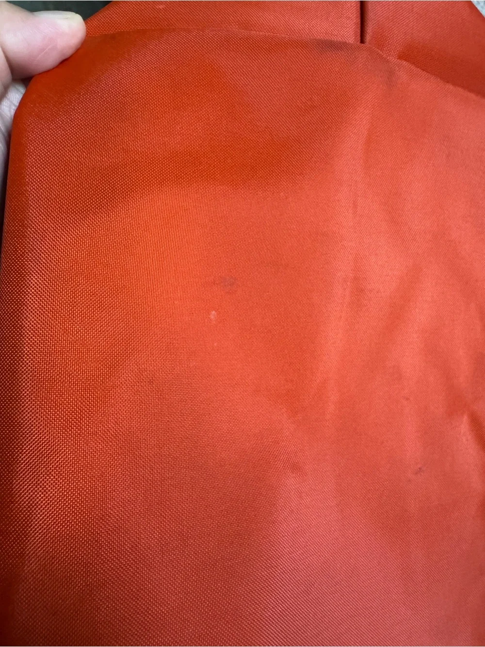 Longchamp Le Pliage Medium Short Handle Orange Nylon Tote
